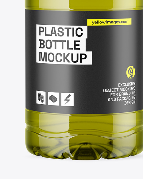 6L Clear PET Olive Oil Bottle Mockup