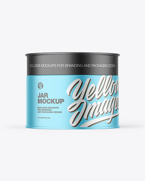 Metallic Jar Mockup