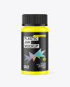Glossy Plastic Jar Mockup