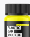Glossy Plastic Jar Mockup