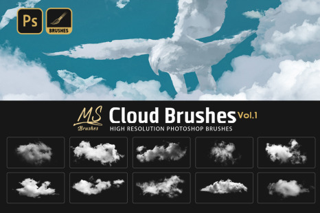 Photoshop Cloud Brushes