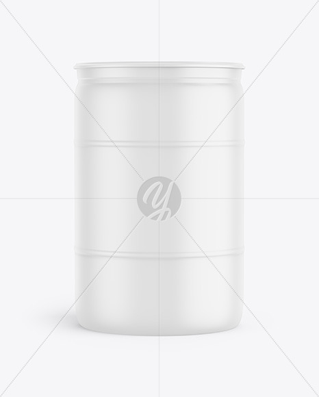 Plastic Barrel Mockup