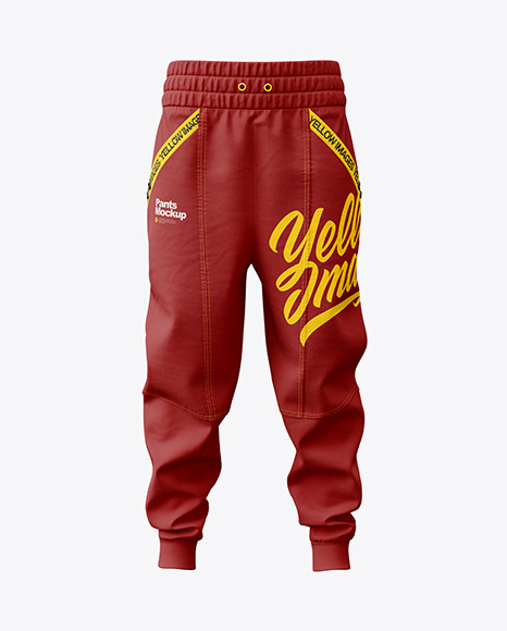 Jogger Pants Mockup - Front View