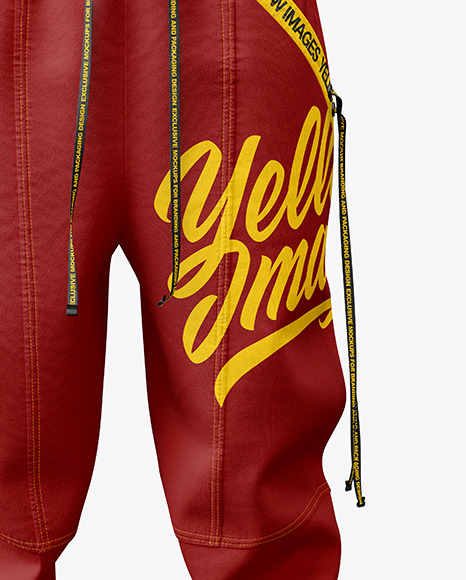 Jogger Pants Mockup - Front View