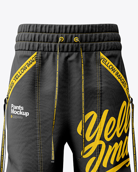 Jogger Pants Mockup - Front View
