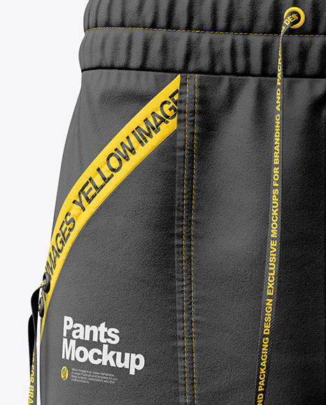 Jogger Pants Mockup - Front View