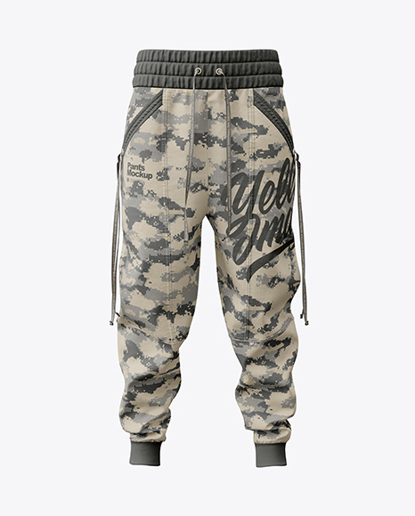 Jogger Pants Mockup - Front View