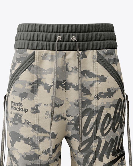 Jogger Pants Mockup - Front View