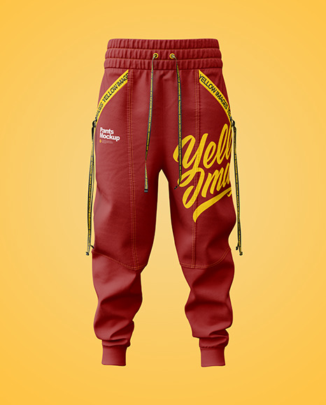 Jogger Pants Mockup - Front View