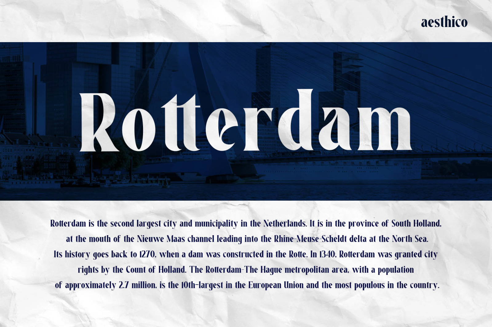 Aesthico - Modern Bold Serif