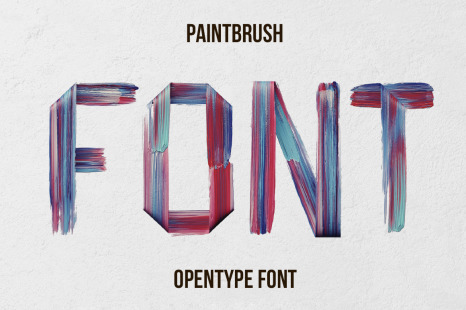Paintbrush Font