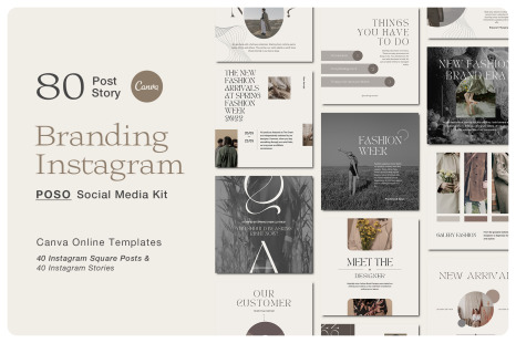 POSO Fashion Brand Instagram | CANVA