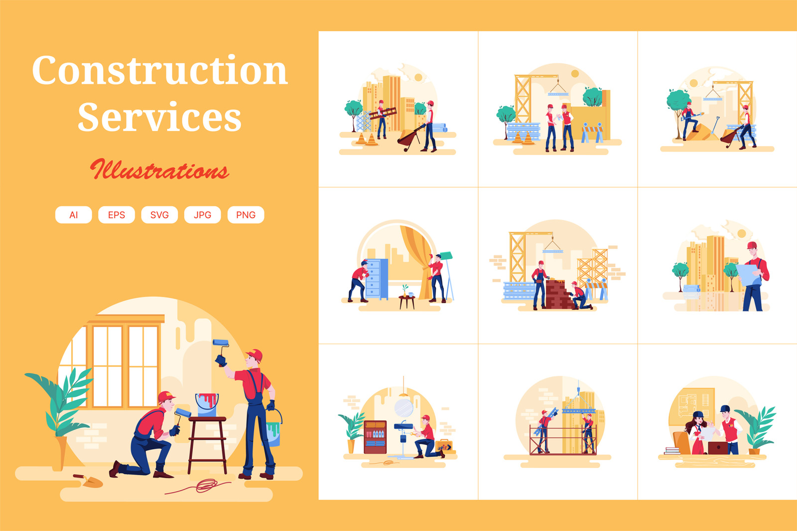 M458_Construction Illustration Pack