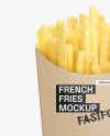 Kraft French Fries Packaging Mockup