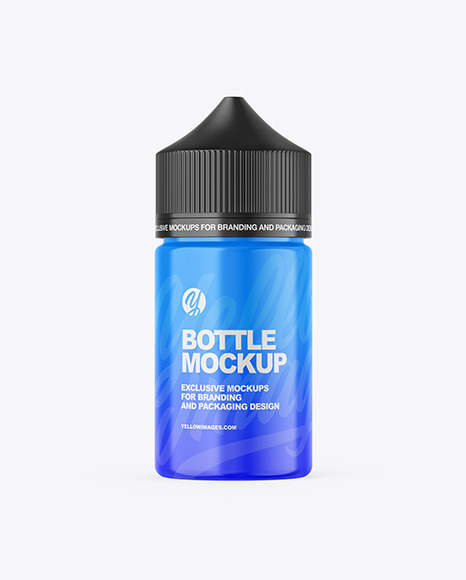 Glossy Bottle Mockup