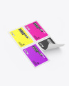 Four Postage Stamp Mockup