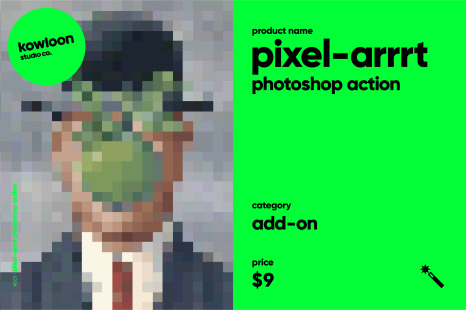 pixel art photoshop action