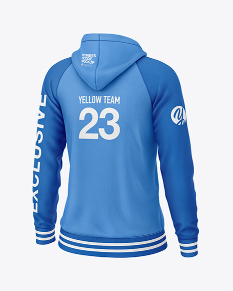 Women&#039;s Hoodie Raglan Mockup