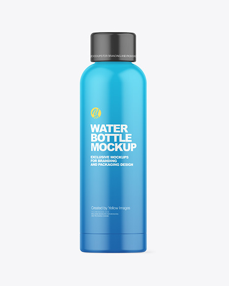 Matte Plastic Bottle Mockup