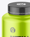 Matte Metallic Bottle Mockup