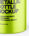 Matte Metallic Bottle Mockup