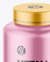 Matte Metallic Bottle Mockup