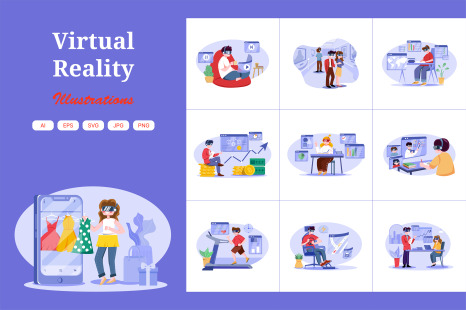 M419_Virtual Reality Illustrations