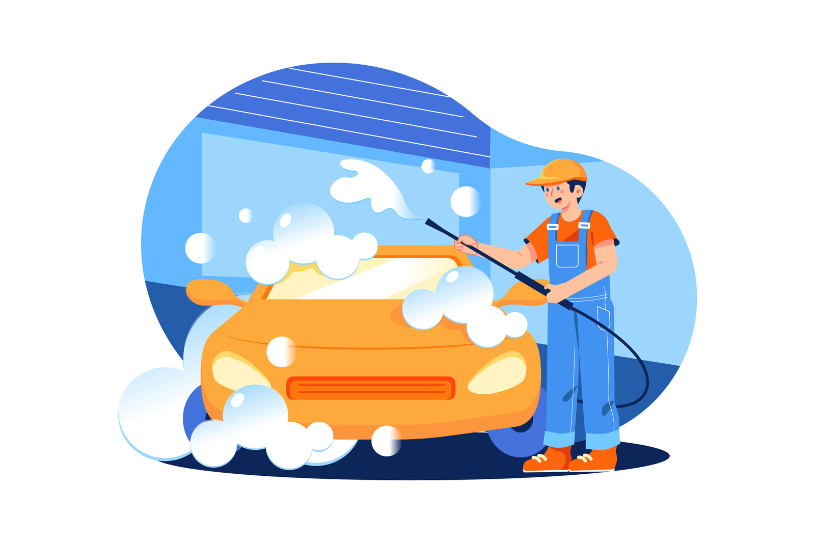 M488_Car Wash Service Illustrations
