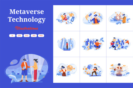 M490_Metaverse Technology Illustrations