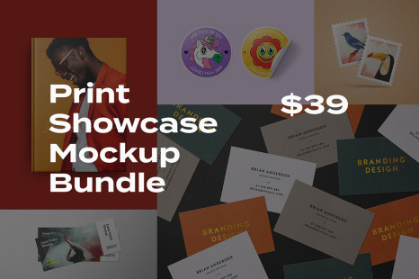 Print Showcase Mockup Bundle