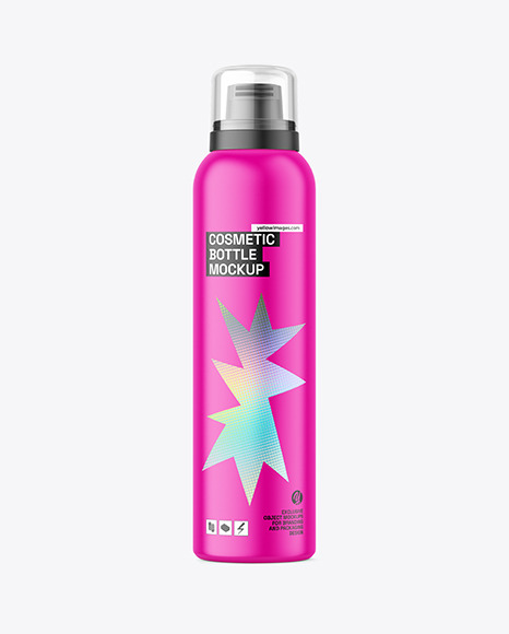 Cosmetic Foam Bottle Mockup - Free Download Images High Quality PNG, JPG