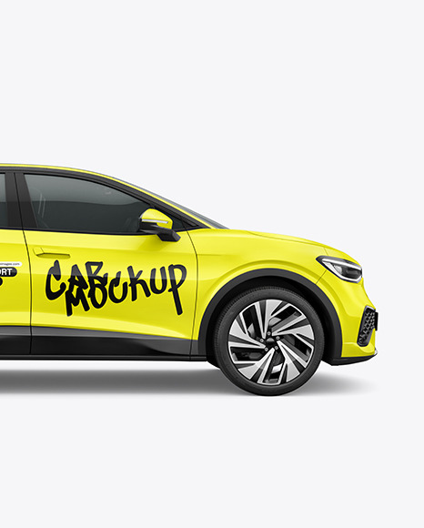 Electric Crossover SUV - Side View