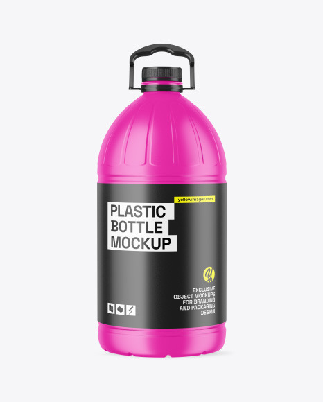 Matte PET Bottle Mockup