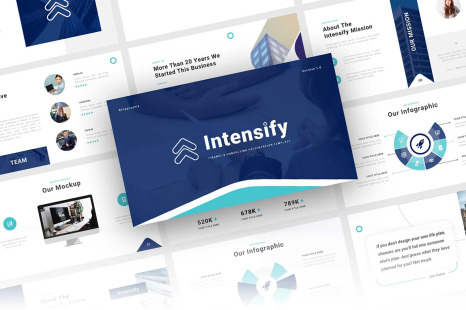 Intensify - Finance &amp; Consulting Business PowerPoint Template