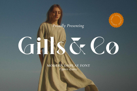 Gills &amp; Co Modern Display Font