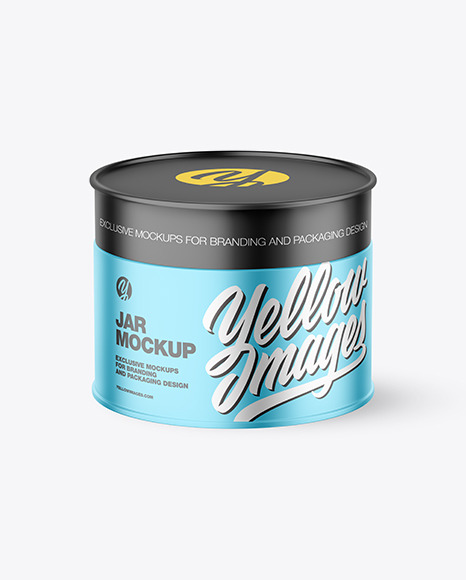 Metallic Jar Mockup