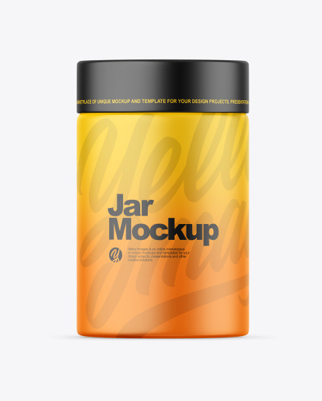 Matte Jar Mockup