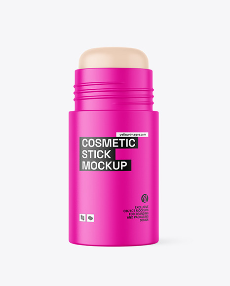 Matte Cosmetic Stick Mockup