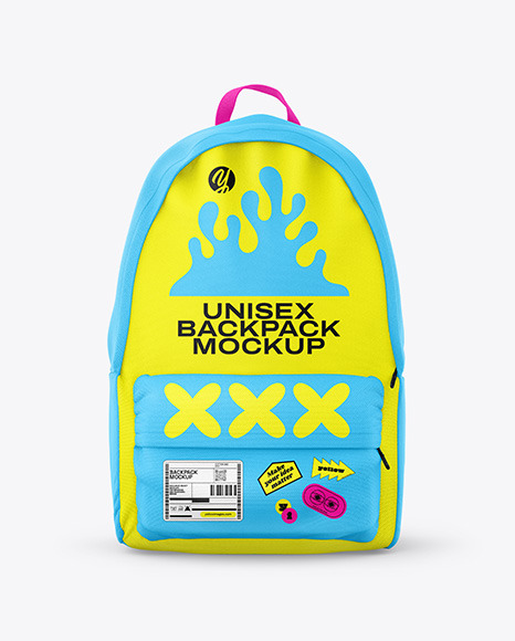 Backpack Mockup - Front View