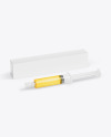 Syringe with Injection & Box Mockup