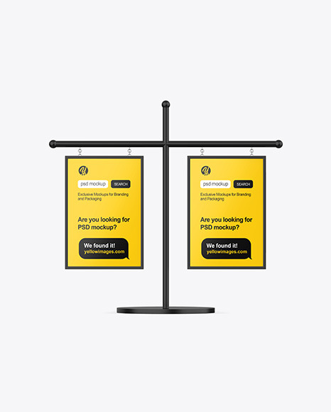 Advertising Stand Board Mockup