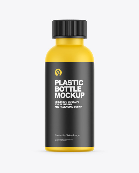 Matte Pills Bottle Mockup