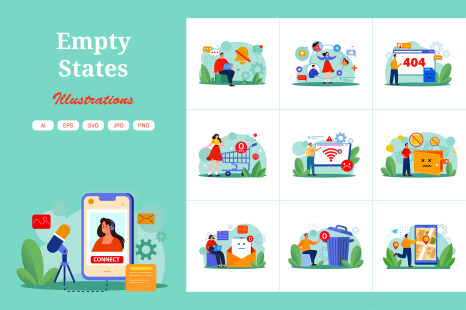 M499_Empty States Illustration Pack