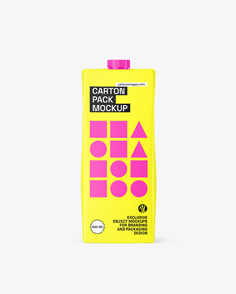 Matte Carton Drink Packaging