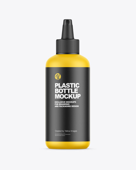 Matte Cosmetic Bottle Mockup