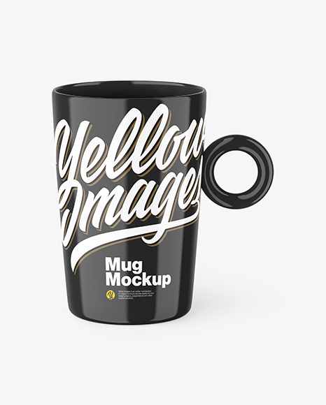 Glossy Mug Mockup