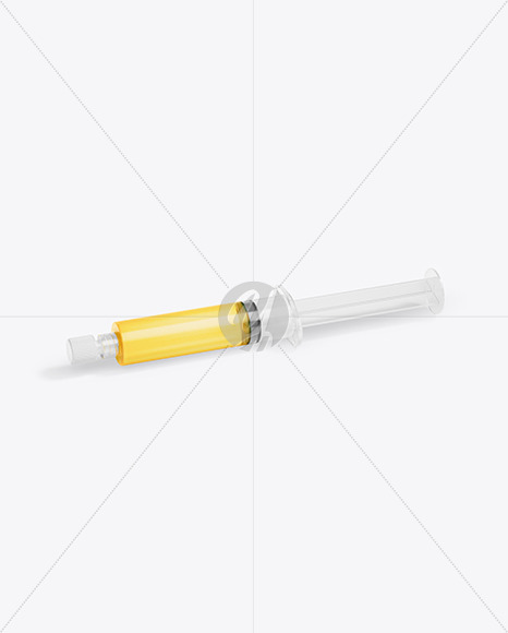 Syringe with Injection Mockup