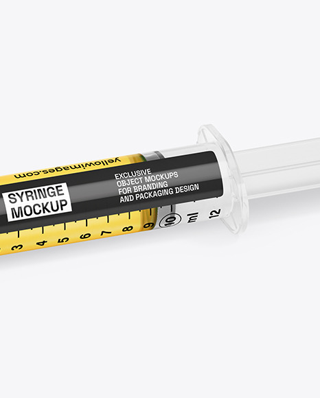 Syringe with Injection Mockup