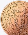 Bronze Coin Mockup