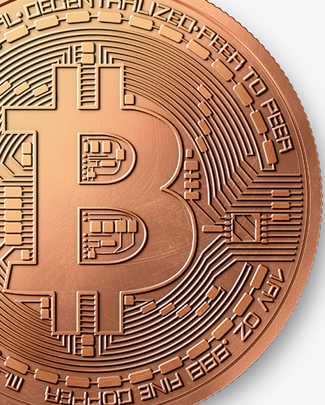 Bronze Coin Mockup